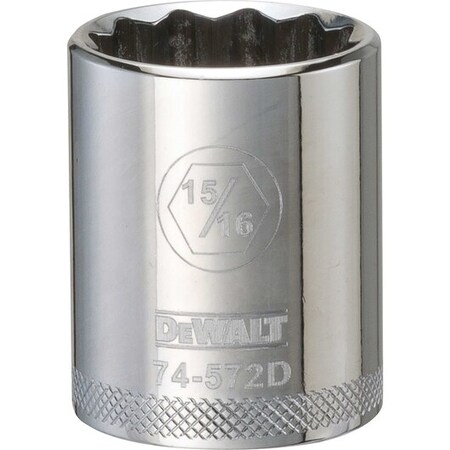 Dewalt 12 Point 1/2" Drive Socket 15/16" Sae DWMT74572OSP